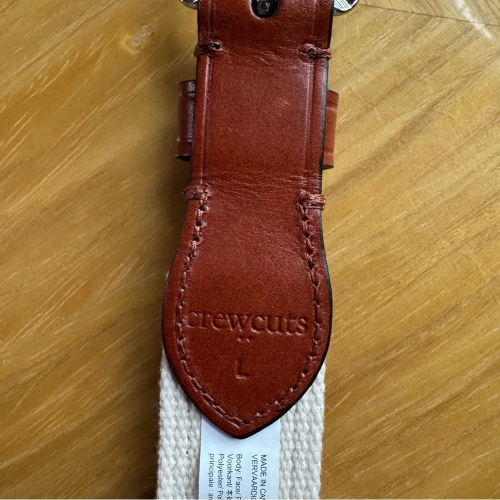 J. Crew crewcuts Boys' critter belt blue size large